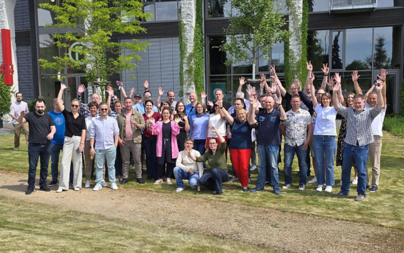 Gruppenfoto des Amiva-Teams