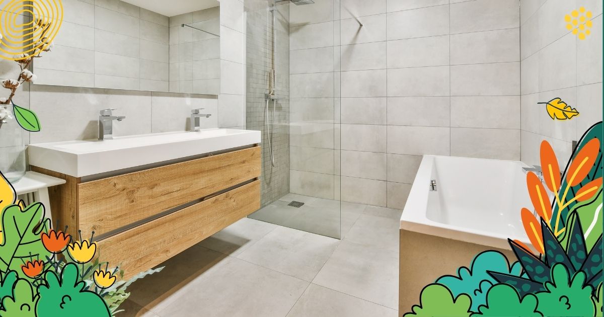 Badezimmer Müll reduzieren