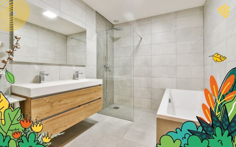 Badezimmer Müll reduzieren
