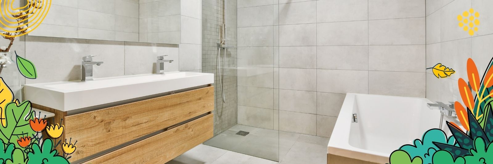 Badezimmer Müll reduzieren