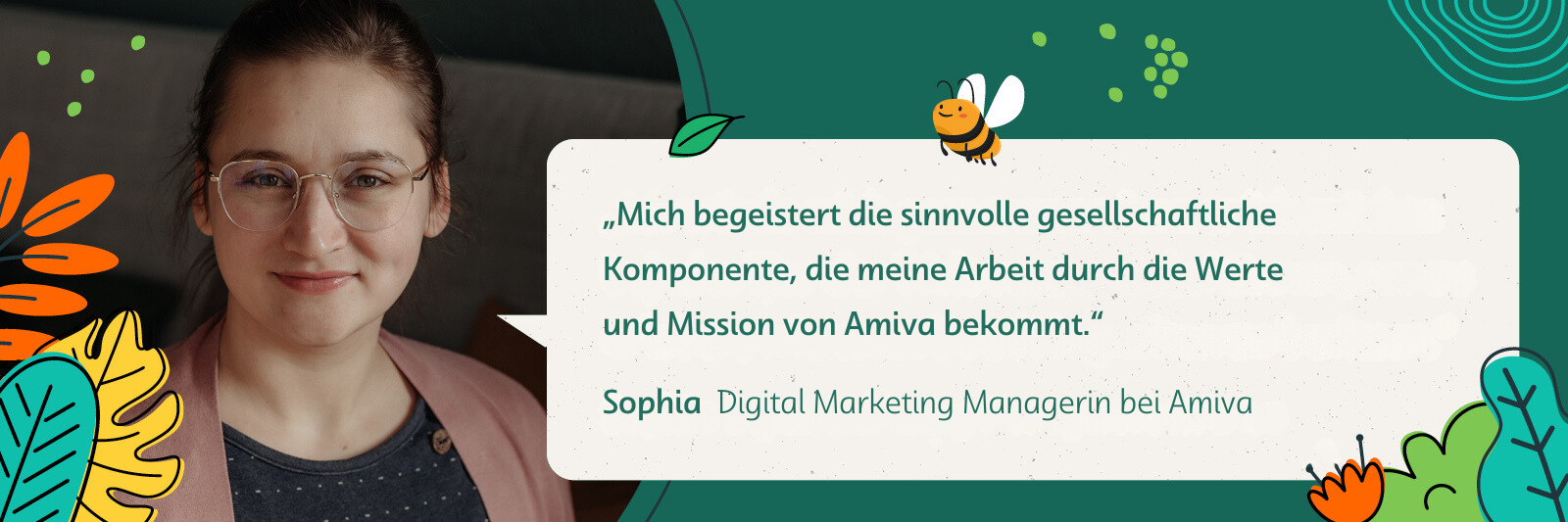 Sophia aus dem Amiva-Team