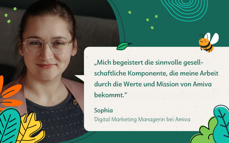 Sophia aus dem Amiva-Team
