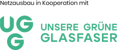 Logo von UGG: Netzausbau in Kooperation mit Unsere Grüne Glasfaser