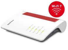 Bild von einer FRITZ!Box 7690 mit einem Badge: Wi-Fi 7